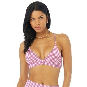Alo Yoga Gingham Splendor Bra